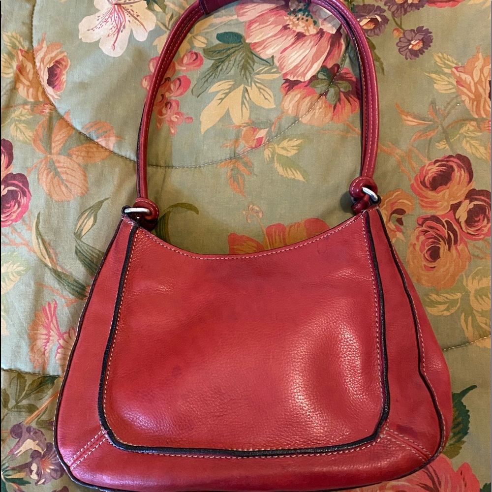 Fossil Leather Handbag